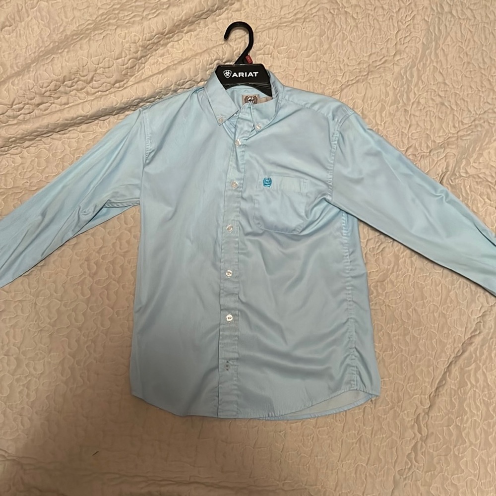 Cinch long sleeve button up